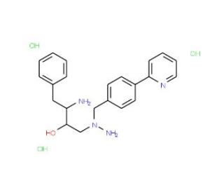 Des-N-(methoxycarbonyl)-L-tert-leucine Atazanavir Trihydrochloride (CAS 198904-87-9) - chemical structure image