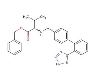Des(oxopentyl) Valsartan Benzyl Ester (CAS 676129-93-4) - chemical structure image