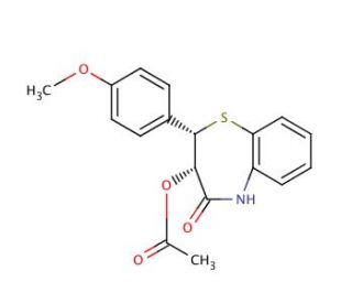Des[5-(2-dimethylamino)ethyl] Diltiazem (CAS 87447-47-0) - chemical structure image