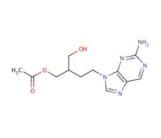Desacetyl Famciclovir (CAS 104227-88-5) - chemical structure image