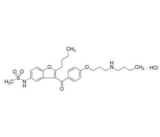 Desbutyl Dronedarone HCl (CAS 197431-02-0) - chemical structure image