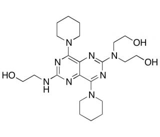 Desethanol dipyridamole (CAS 1176886-12-6) - chemical structure image