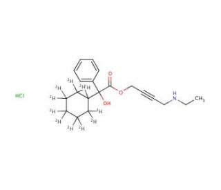 Desethyl Oxybutynin-d11 Hydrochloride - chemical structure image