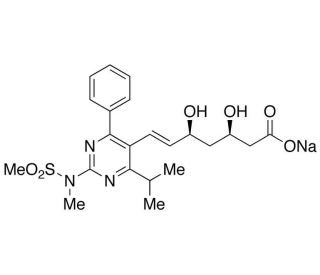 Desfluoro rosuvastatin sodium salt (CAS 847849-66-5) - chemical structure image