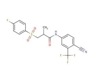 Deshydroxy Bicalutamide (CAS 906008-94-4) - chemical structure image