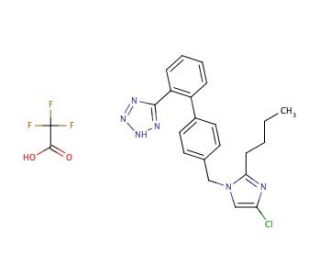 Deshydroxymethyl Losartan Trifluoroacetate Salt - chemical structure image