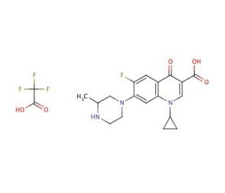 Desmethoxy Gatifloxacin Trifluoroacetate (CAS 93107-32-5&#0;) - chemical structure image