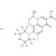 Desmethyl Levofloxacin-d8 Hydrochloride - chemical structure image