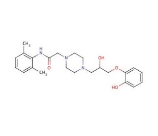 Desmethyl Ranolazine (CAS 172430-45-4) - chemical structure image