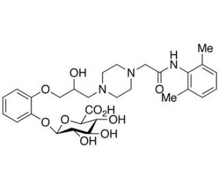 Desmethyl Ranolazine &beta;-D-Glucuronide (CAS 172300-93-5) - chemical structure image