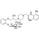 Desmethyl Ranolazine β-D-Glucuronide (CAS 172300-93-5) - chemical structure image