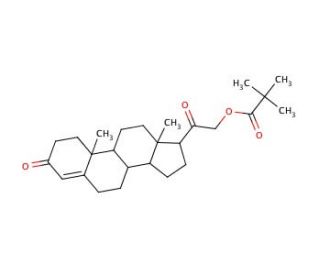Desoxycorticosterone pivalate (CAS 808-48-0) - chemical structure image