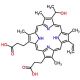 Deuteroporphyrin IX 2,4 (4,2) hydroxyethyl vinyl (CAS 77222-65-2) - chemical structure image