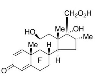 (&minus;)-Dexamethasone Acid (CAS 37927-01-8) - chemical structure image