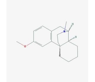 Dextromethorphan (CAS 125-71-3) - chemical structure image