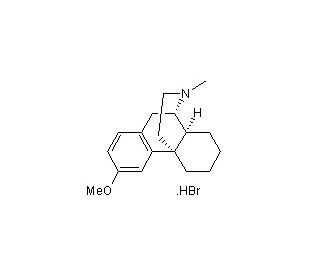 Dextromethorphan Hydrobromide (CAS 125-69-9) - chemical structure image