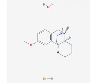 Dextromethorphan Hydrobromide Monohydrate (CAS 6700-34-1) - chemical structure image