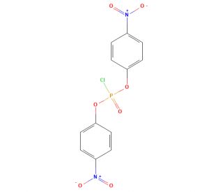 Di(4-nitrophenyl)phosphoryl Chloride (CAS 6546-97-0) - chemical structure image