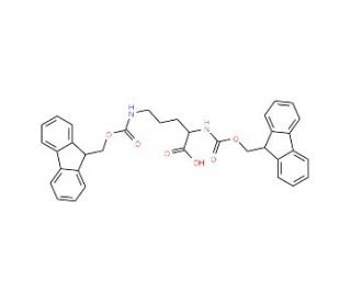 Di-Fmoc-L-ornithine (CAS 201046-59-5) - chemical structure image