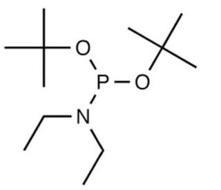 Di-t-butyl N,N-Diethylphosphoramidite (CAS 117924-33-1) - chemical structure image