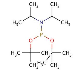 Di-t-butyl N,N-Diisopropylphosphoramidite (CAS 137348-86-8) - chemical structure image