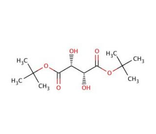(&plus;)-Di-tert-butyl L-tartrate (CAS 117384-45-9) - chemical structure image