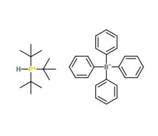 Di-tert-butylmethylphosphonium Tetraphenylborate (CAS 853073-44-6) - chemical structure image
