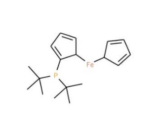 Di-tert-butylphosphinylferrocene - chemical structure image