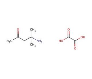 Diacetonamine hydrogenoxalate (CAS 625-04-7) - chemical structure image