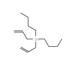 Diallyldibutyltin (CAS 15336-98-8) - chemical structure image