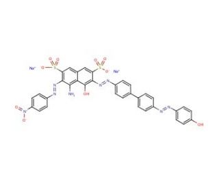 Diamine green B (CAS 4335-09-5) - chemical structure image