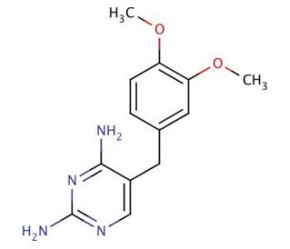 Diaveridine (CAS 5355-16-8) - chemical structure image