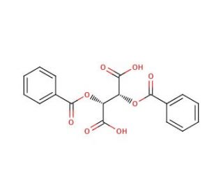 Dibenzoyl-L-tartaric acid (CAS 2743-38-6) - chemical structure image