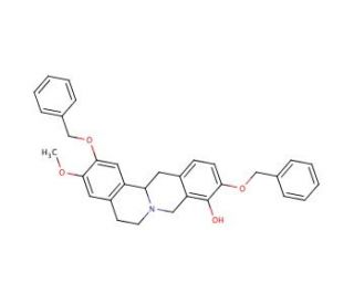 Dibenzyl 9-Desmethyl D,L-Stepholidine (CAS 62744-16-5) - chemical structure image