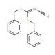 Dibenzyl cyanocarbonimidodithioate (CAS 31350-31-9) - chemical structure image