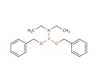 Dibenzyl N,N-Diethylphosphoramidite (CAS 67746-43-4) - chemical structure image