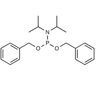 Dibenzyl N,N-Diisopropylphosphoramidite (CAS 108549-23-1) - chemical structure image