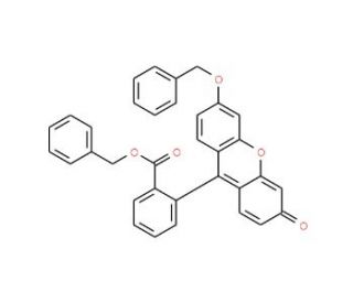 Dibenzylfluorescein (CAS 97744-44-0) - chemical structure image
