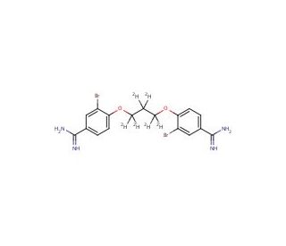Dibromopropamidine-d6 Dihydrochloride - chemical structure image