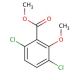 Dicamba methyl ester (CAS 6597-78-0) - chemical structure image