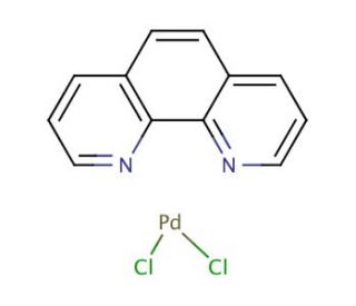 Dichloro(1,10-phenanthroline)palladium(II) (CAS 14783-10-9) - chemical structure image