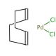 Dichloro(1,5-cyclooctadiene)palladium(II) (CAS 12107-56-1) - chemical structure image