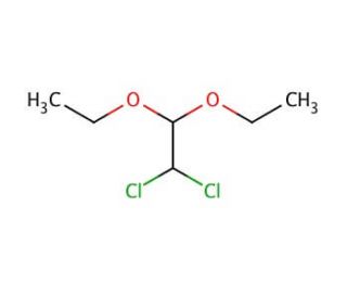 Dichloroacetaldehyde diethyl acetal (CAS 619-33-0) - chemical structure image
