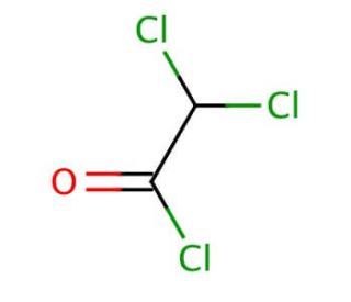 Dichloroacetyl chloride (CAS 79-36-7) - chemical structure image