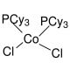Dichlorobis(tricyclohexylphosphine)cobalt(II) (CAS 14726-62-6) - chemical structure image