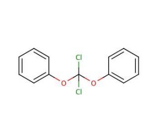 Dichlorodiphenoxymethane (CAS 4885-03-4) - chemical structure image