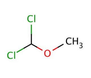 Dichloromethyl methyl ether (CAS 4885-02-3) - chemical structure image