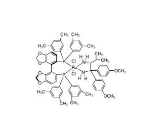 Dichloro[(R)-5,5&prime;-bis[di(3,5-xylyl)phosphino]-4,4&prime;-bi-1,3-benzodioxole][(2R)-1,1-bis(4-methoxyphenyl)-3-methyl-1,2-butanediam