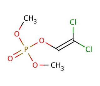 Dichlorvos (CAS 62-73-7) - chemical structure image
