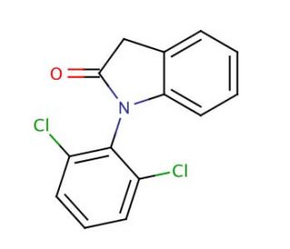 Diclofenac Amide (CAS 15362-40-0) - chemical structure image